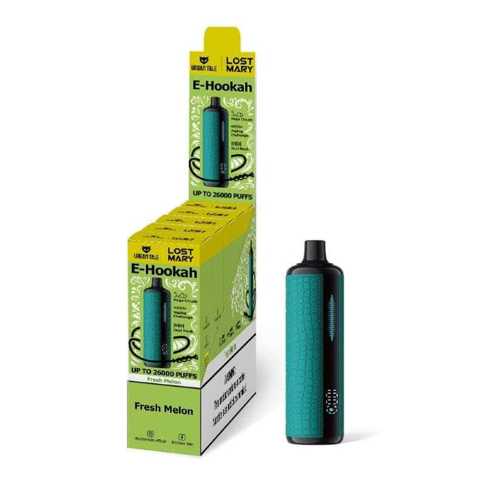 Lost Mary X Urban Tale E-Hookah 26k 0.6% Lost Mary Disposables Fresh Melon / 26000+ / 0.6% (6mg)