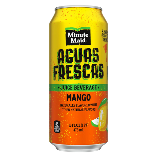 Juices Minute Maid Snacks & Beverages Aguas Frescas Mango 16 oz. can Minute Maid