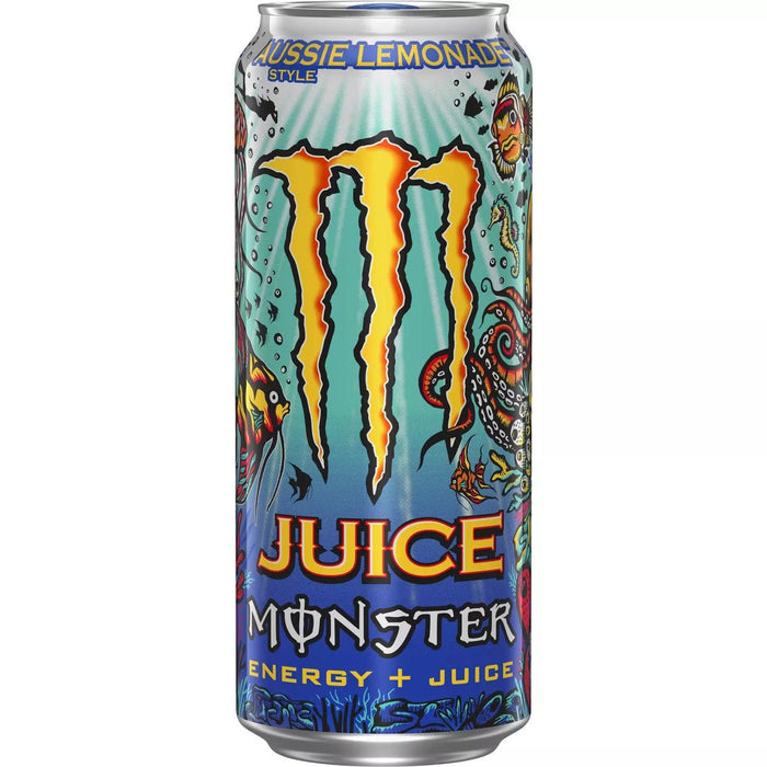 Monster Energy Drinks Monster Energy Snacks & Beverages Monster Juice 16 oz. (Aussie Style Lemonade)