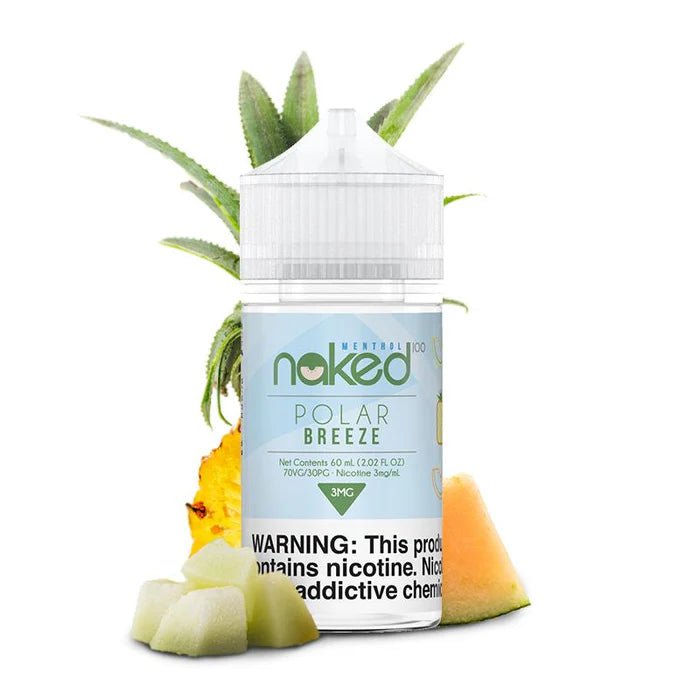 Naked 100 60mL Naked Premium e-Liquids Melon (Polar Breeze) / 3mg / 60mL