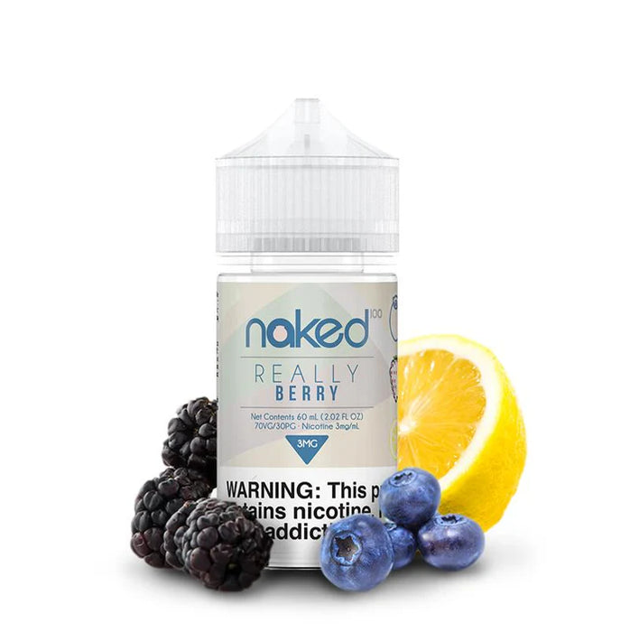 Naked 100 60mL Naked Premium e-Liquids Really Berry / 3mg / 60mL