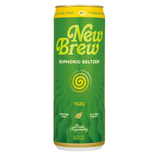 New Brew Kratom Seltzer New Brew Kratom Yuzu