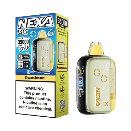 Nexa Pix 35K 5% Rechargeable Disposable Nexa Disposables Frozen Banana / 35000+ / 5% (50mg)
