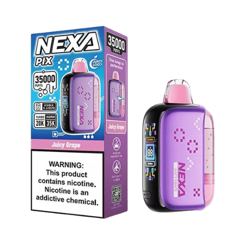 Nexa Pix 35K 5% Rechargeable Disposable Nexa Disposables Juicy Grape / 35000+ / 5% (50mg)