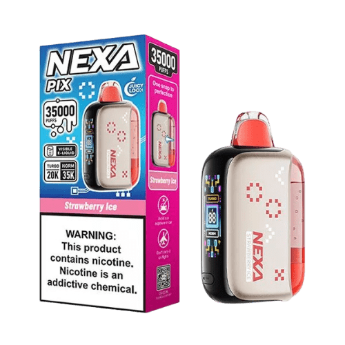 Nexa Pix 35K 5% Rechargeable Disposable Nexa Disposables Strawberry Ice / 35000+ / 5% (50mg)