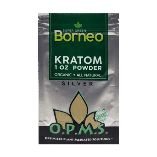 O.P.M.S 1oz Kratom Powder O.P.M.S. Kratom 1oz O.P.M.S. Super Green Borneo