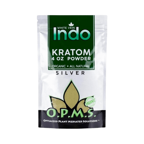 O.P.M.S 4oz Kratom Powder O.P.M.S. Kratom White Vein Indo