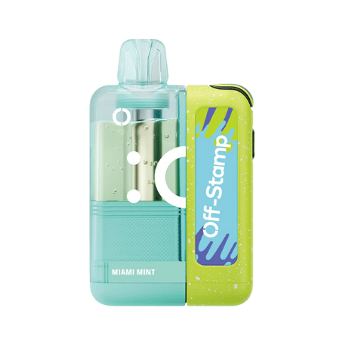 Off-Stamp Crystal Cube Kit 35K 5% Rechargeable Disposable Off-Stamp Disposables Miami Mint / 35000+ / 5% (50mg)