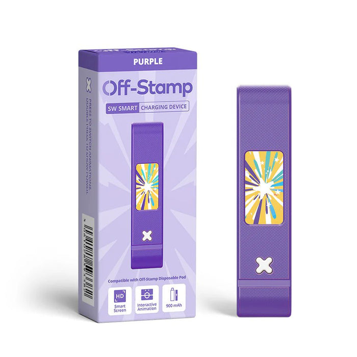 Off-Stamp SW Smart Charging Device by Lost Mary Lost Mary Disposables Purple