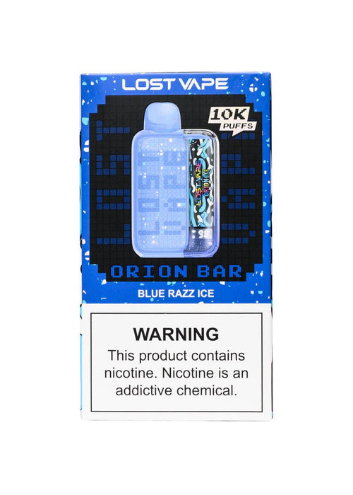 Orion Bar by Lost Vape 10000 5% Lost Vape Disposables Blue Razz Ice / 10000+ / 5% (50mg)