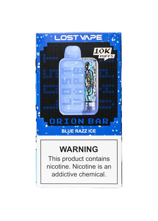 Orion Bar by Lost Vape 10000 5% Lost Vape Disposables Blue Razz Ice / 10000+ / 5% (50mg)