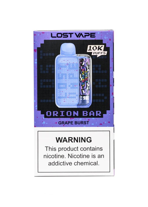 Orion Bar by Lost Vape 10000 5% Lost Vape Disposables Grape Burst / 10000+ / 5% (50mg)