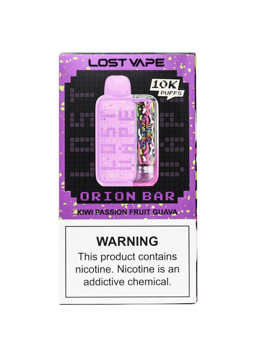Orion Bar by Lost Vape 10000 5% Lost Vape Disposables Kiwi Passion Fruit Guava / 10000+ / 5% (50mg)