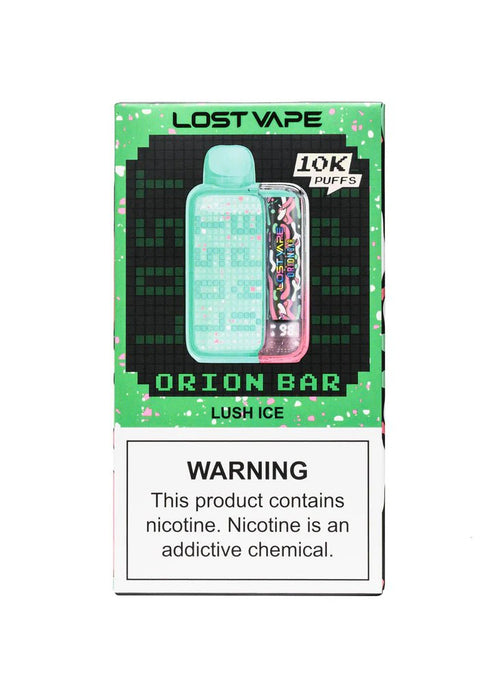 Orion Bar by Lost Vape 10000 5% Lost Vape Disposables Lush Ice / 10000+ / 5% (50mg)