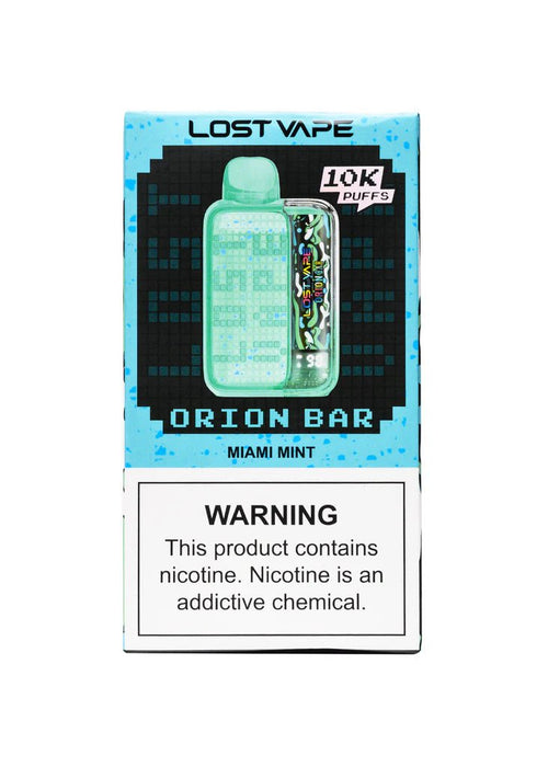 Orion Bar by Lost Vape 10000 5% Lost Vape Disposables Miami Mint / 10000+ / 5% (50mg)