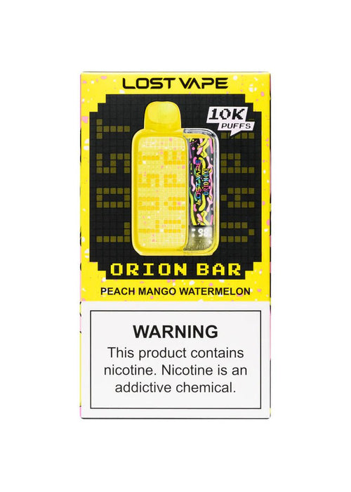Orion Bar by Lost Vape 10000 5% Lost Vape Disposables Peach Mango Watermelon / 10000+ / 5% (50mg)