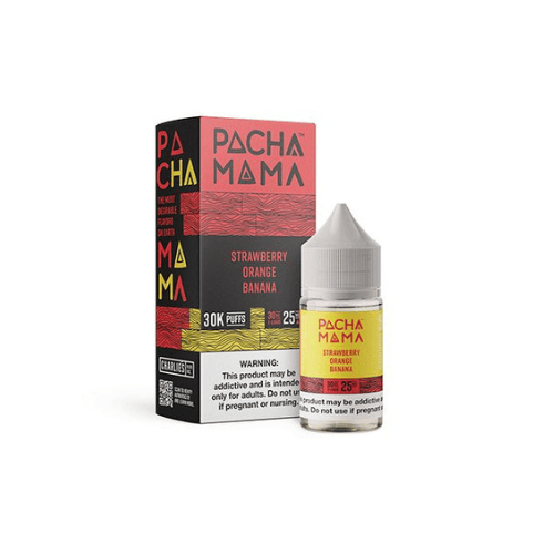 Pachamama Salts 30mL Pachamama Nicotine Salt Premiums Strawberry Orange Banana / 25mg