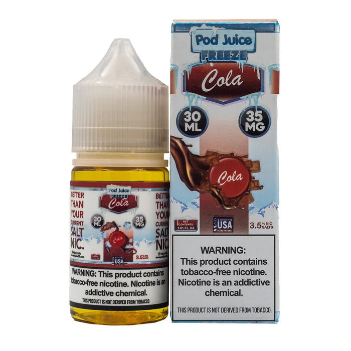 Pod Juice Freeze Salts Pod Juice Nicotine Salt Premiums Cola / 35mg