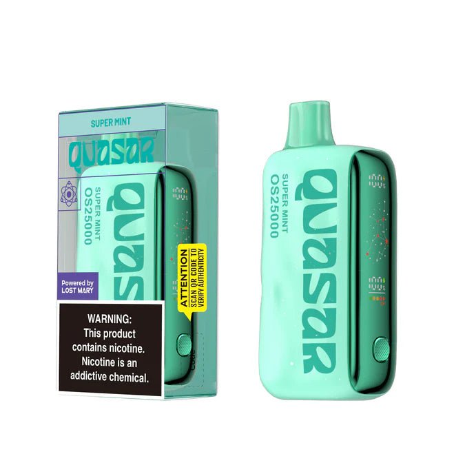 Quasar by Lost Mary 25k 5% Lost Mary Disposables Super Mint / 25000+ / 5% (50mg)