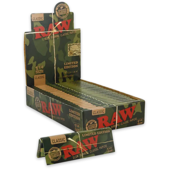RAW Classic Rolling Papers RAW Rolling Papers Smoking Accessories 1 1/4 Limited Edition