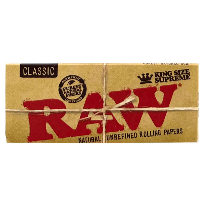 RAW Classic Rolling Papers RAW Rolling Papers Smoking Accessories King Size Supreme