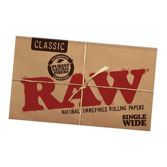 RAW Classic Rolling Papers RAW Rolling Papers Smoking Accessories Single Wide