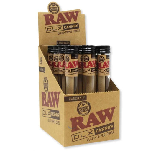 RAW DLX Cones (Glass Tipped) RAW Smoking Accessories