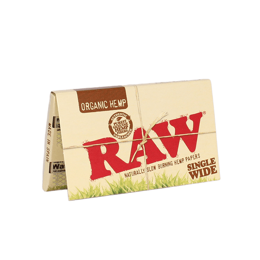 RAW Organic Hemp Rolling Papers RAW Rolling Papers Smoking Accessories Organic Hemp Single Wide