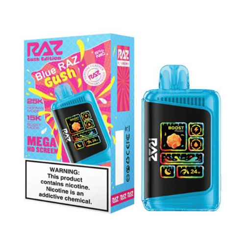 Raz DC25000 5% Rechargeable Disposable Raz Disposables Blue Raz Gush / 25000+ / 5% (50mg)