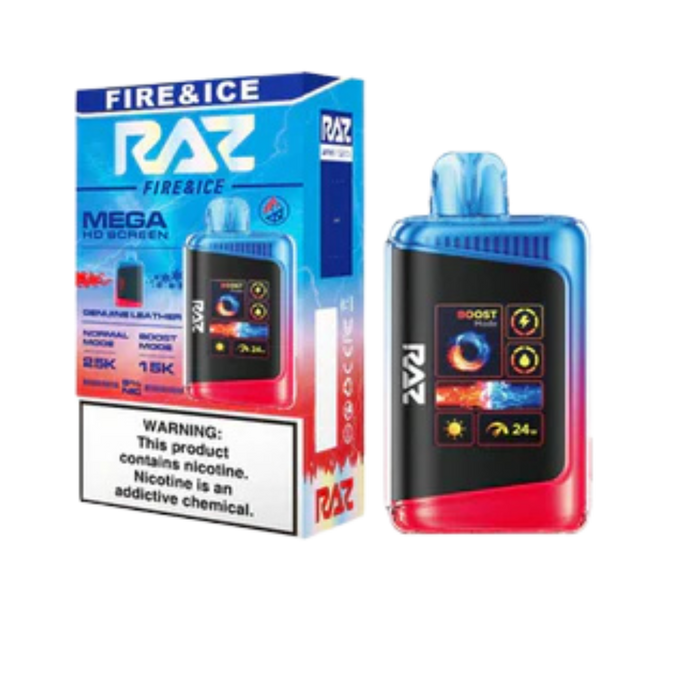 Raz DC25000 5% Raz Disposables Fire & Ice / 25000+ / 5% (50mg)