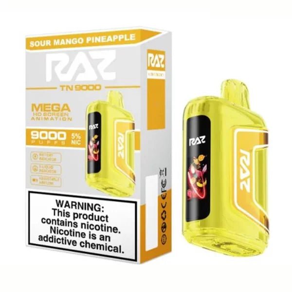 Raz TN9000 5% Raz Disposables Sour Mango Pineapple / 9000+ / 5% (50mg)