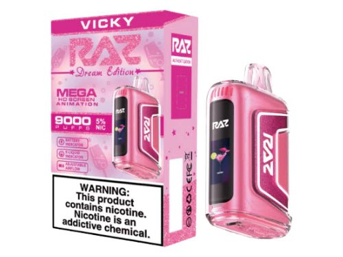 Raz TN9000 5% Raz Disposables Vicky (Pink Lemonade) / 9000+ / 5% (50mg)