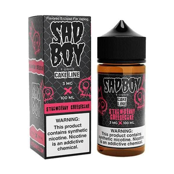 SadBoy 100mL SadBoy e-Liquids Premium e-Liquids Strawberry Cheesecake / 3mg / 100mL