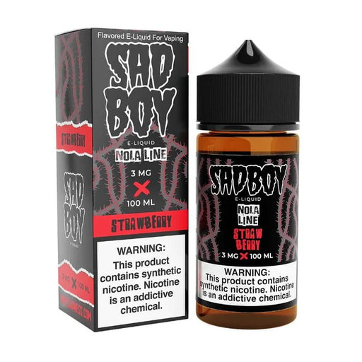 SadBoy 100mL SadBoy e-Liquids Premium e-Liquids Strawberry Nola / 3mg / 100mL