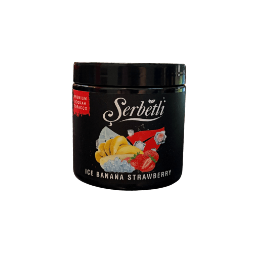 Serbetli Premium Hookah Tobacco (250g) Serbetli Hookah Ice Banana Strawberry