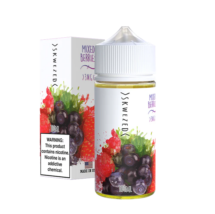 Skwezed 100mL Skwezed Premium e-Liquids Mixed Berries / 3mg / 100mL