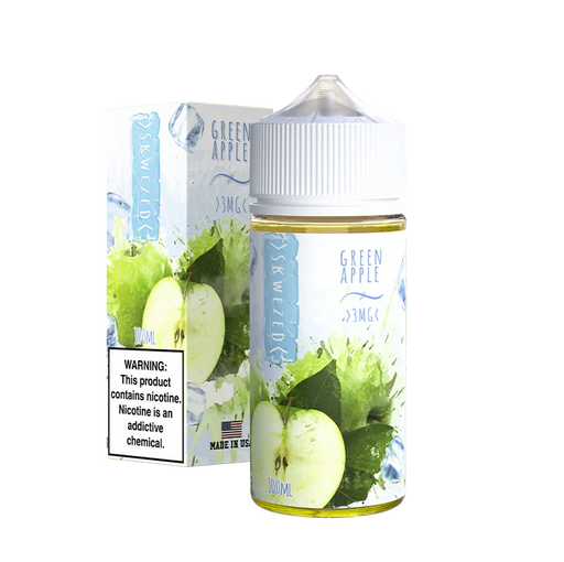 Skwezed Ice 100mL Skwezed Premium e-Liquids Green Apple Ice / 3mg / 100mL