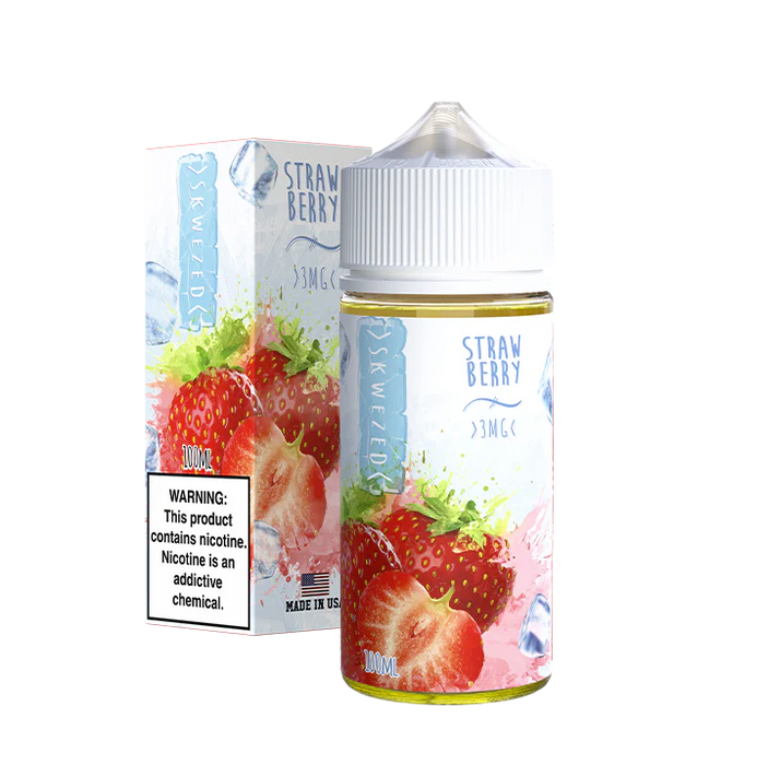Skwezed Ice 100mL Skwezed Premium e-Liquids Strawberry Ice / 3mg / 100mL