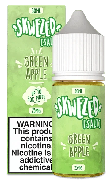 Skwezed Nic Salts 30mL Skwezed Nicotine Salt Premiums Green Apple Skwezed / 25mg