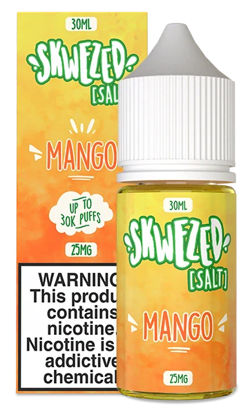 Skwezed Nic Salts 30mL Skwezed Nicotine Salt Premiums Mango Skwezed / 25mg