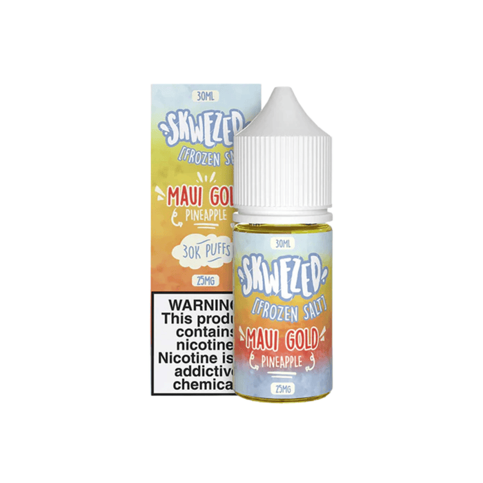 Skwezed Iced Nic Salts 30mL Skwezed Nicotine Salt Premiums Maui Gold Ice (Pineapple) / 25mg