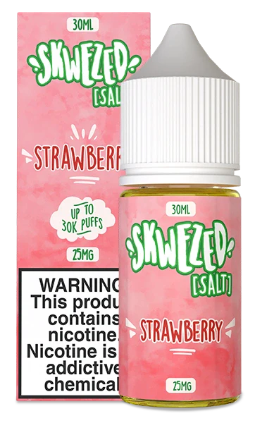 Skwezed Nic Salts 30mL Skwezed Nicotine Salt Premiums Strawberry Skwezed / 25mg