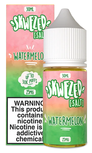 Skwezed Nic Salts 30mL Skwezed Nicotine Salt Premiums Watermelon Skwezed / 25mg