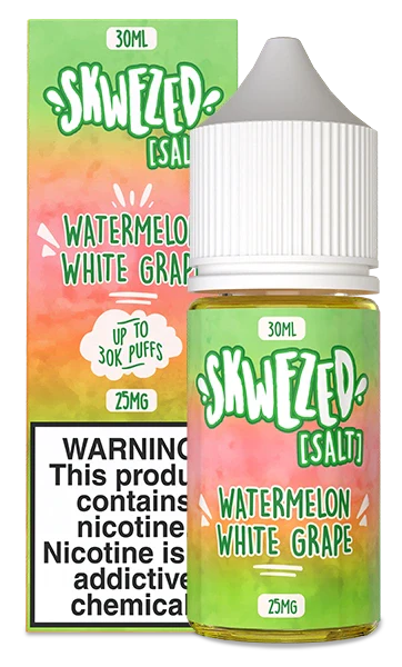 Skwezed Nic Salts 30mL Skwezed Nicotine Salt Premiums Watermelon Strawberry / 25mg