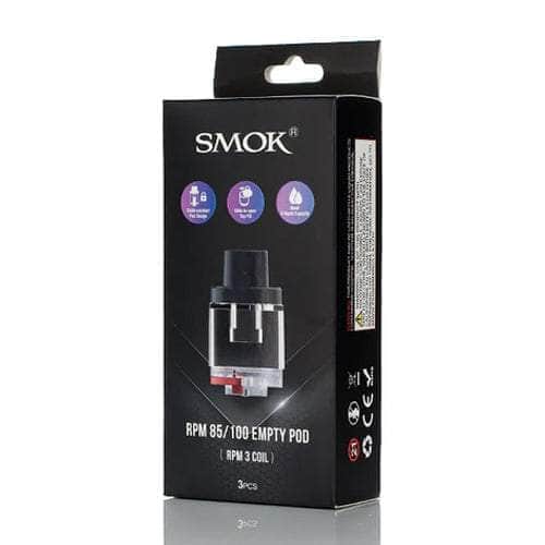 Smok RPM85/100 Empty Pod Smok Coils/Pods/Glass RPM3 Coil Compatible