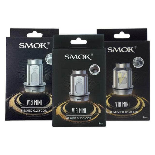 Smok TFV18 Mini Coil Smok Coils/Pods/Glass Dual Mesh 0.15 Ohm (80-110W)
