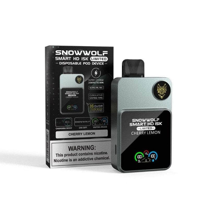 SnowWolf Smart HD 15K Limited 5% SnowWolf Disposables Cherry Lemon / 15000+ / 5% (50mg)