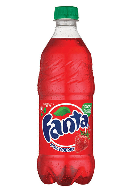 Sodas Coca-Cola Snacks & Beverages Fanta Strawberry