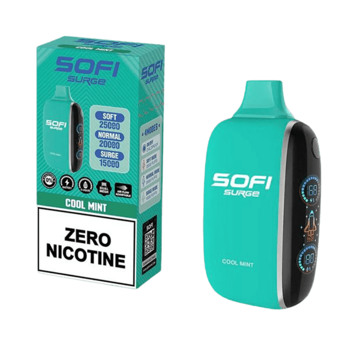 Sofi Surge 25k 0% Nicotine Free Sofi Disposables Cool Mint / 25000+ / 0% (0mg)