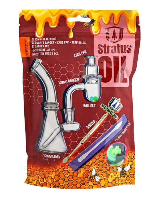 stratus smoke and vape Stratus Quarts Spinning Banger in Aurora CO at Quick Clouds Vape Shop